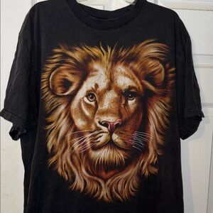 Vintage Lion Shirt Rock Eagle